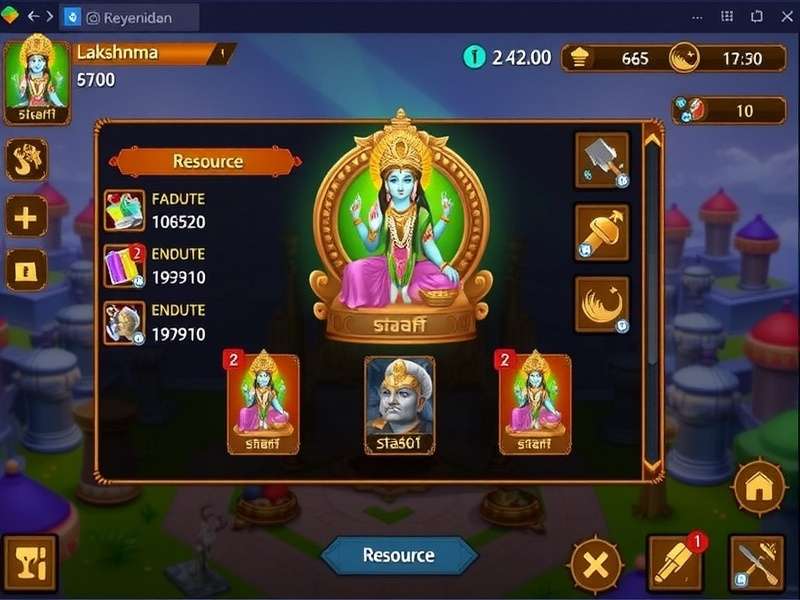 Lakshmi Colossus Victor Indian Festival Event